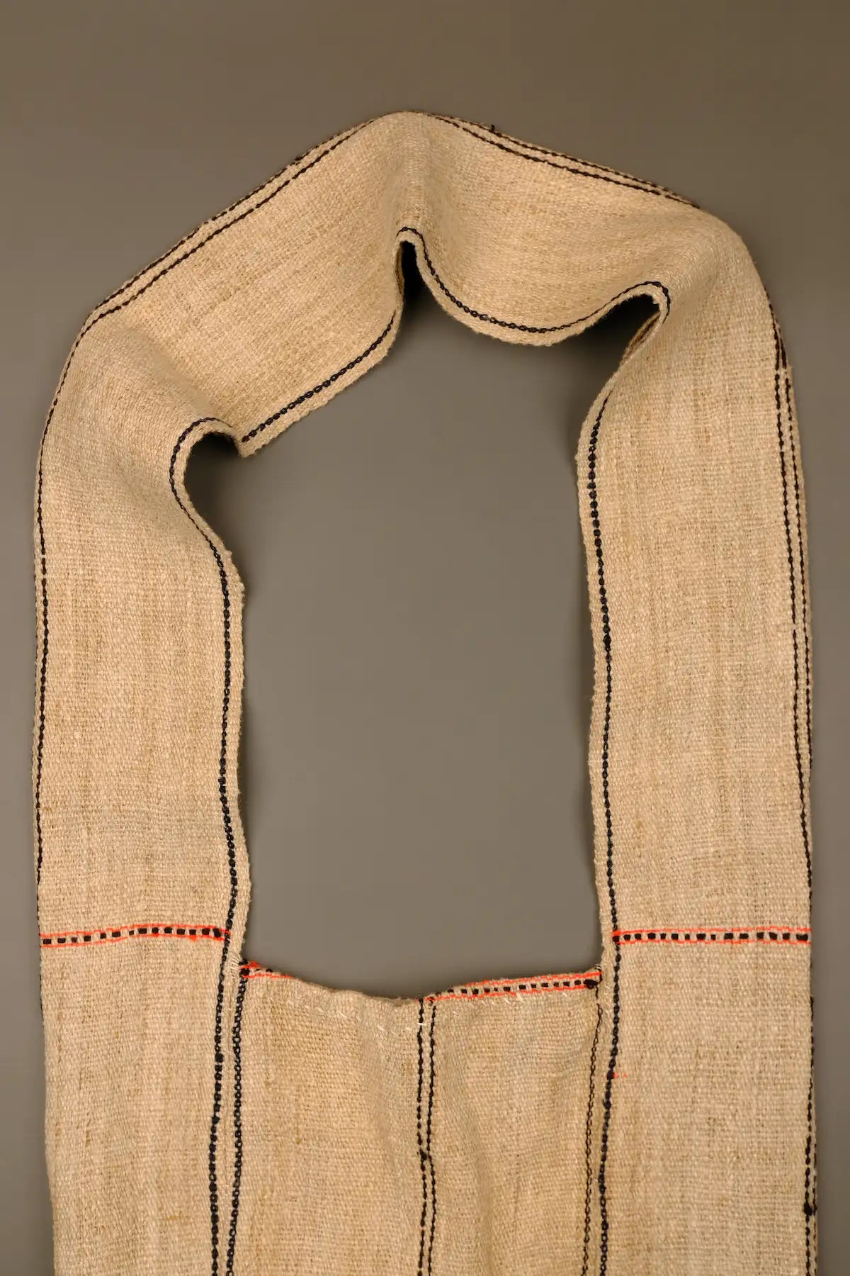 「VINTAGE」Wa Totem Head Bag - Handmade Brocade