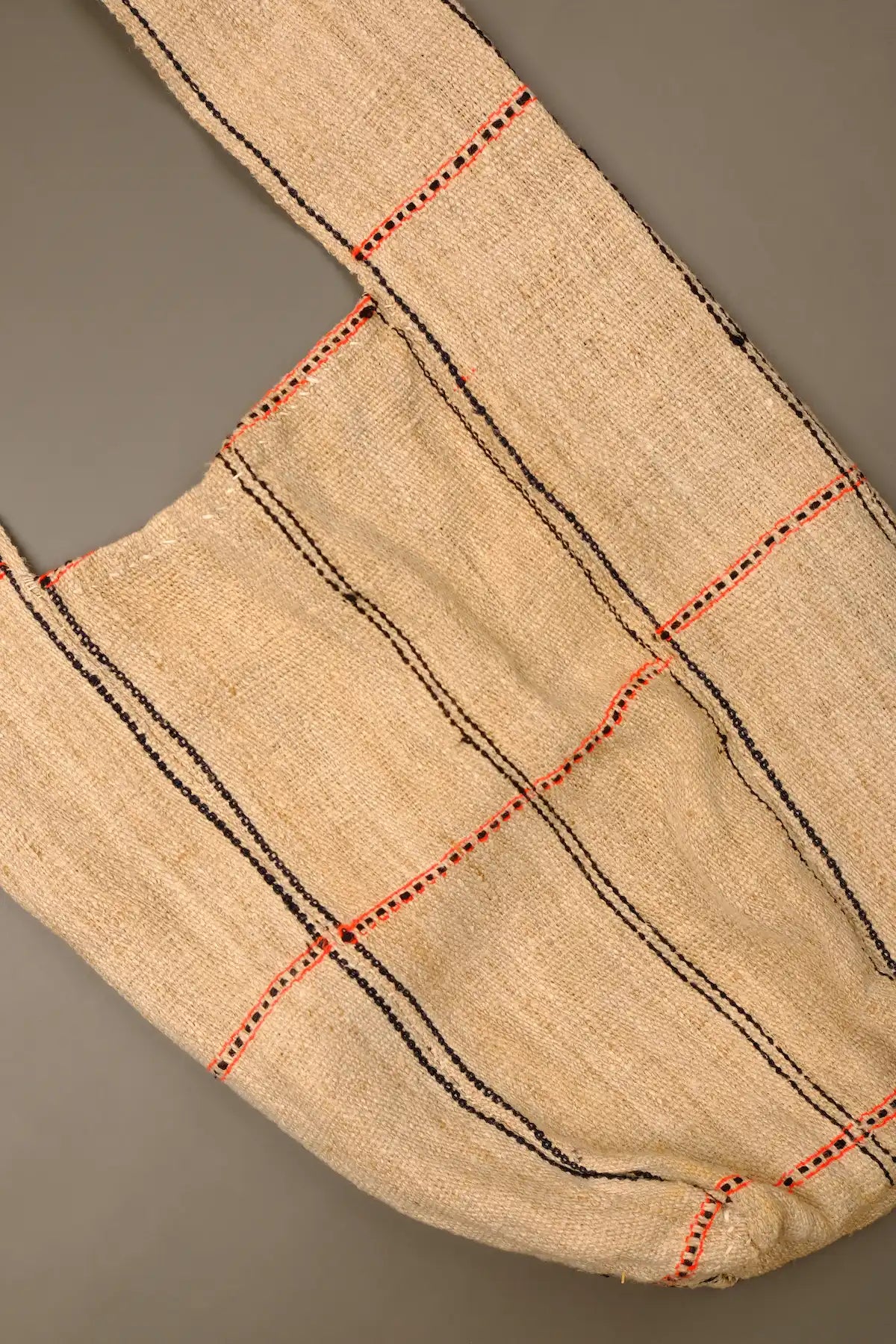 「VINTAGE」Wa Totem Head Bag - Handmade Brocade