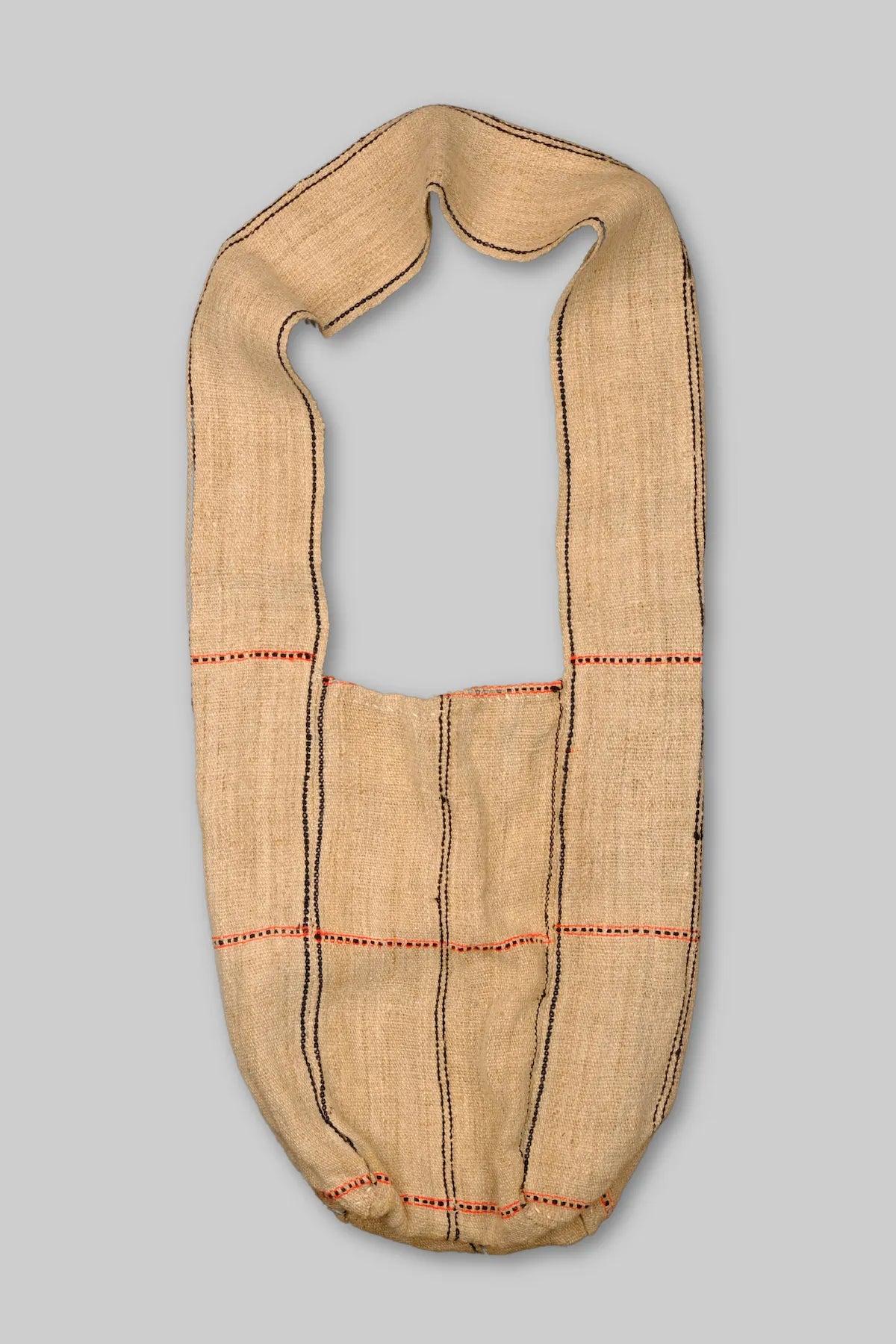 「VINTAGE」Wa Totem Head Bag - Handmade Brocade