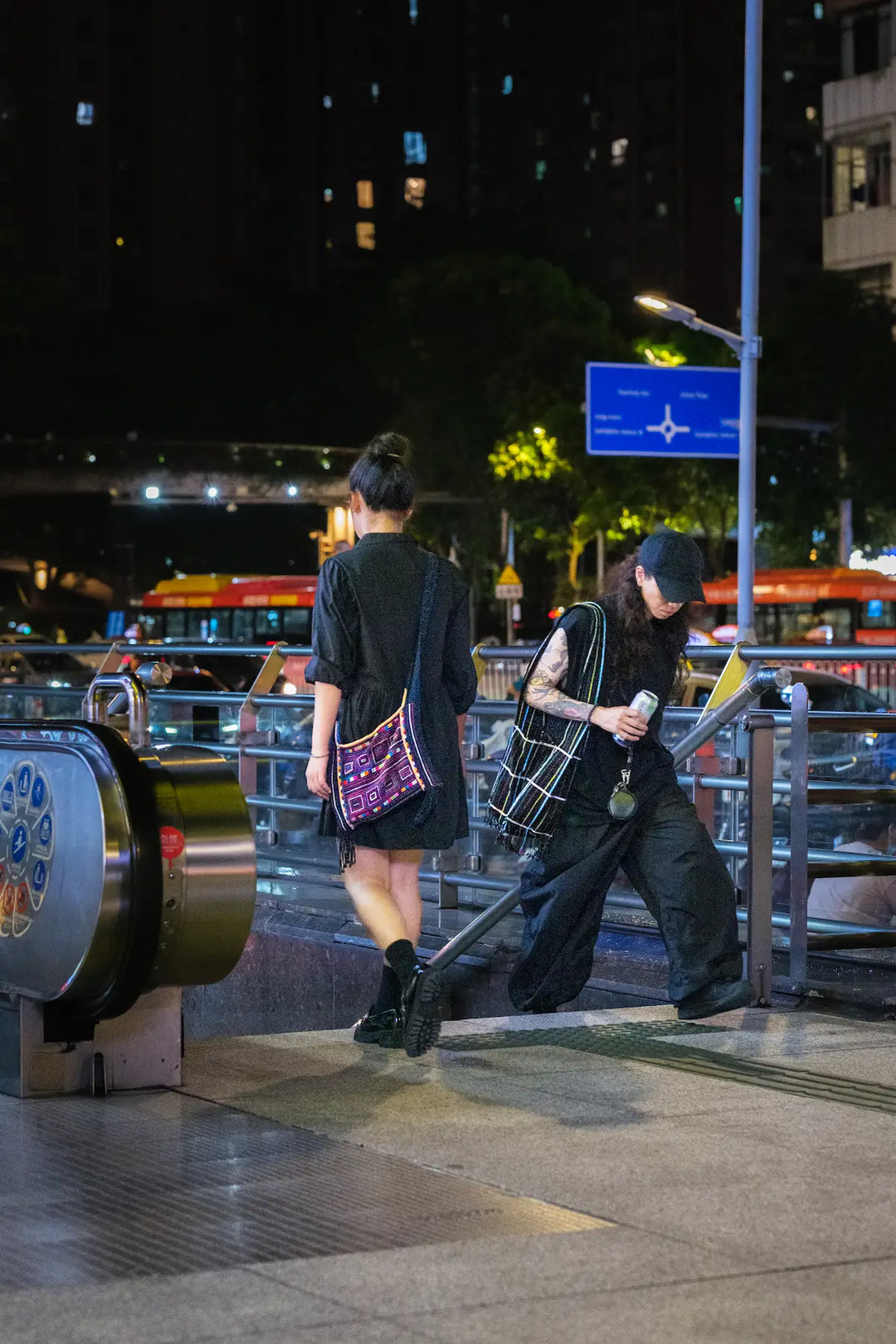 Wa Totem Head Bag - Handmade Brocade