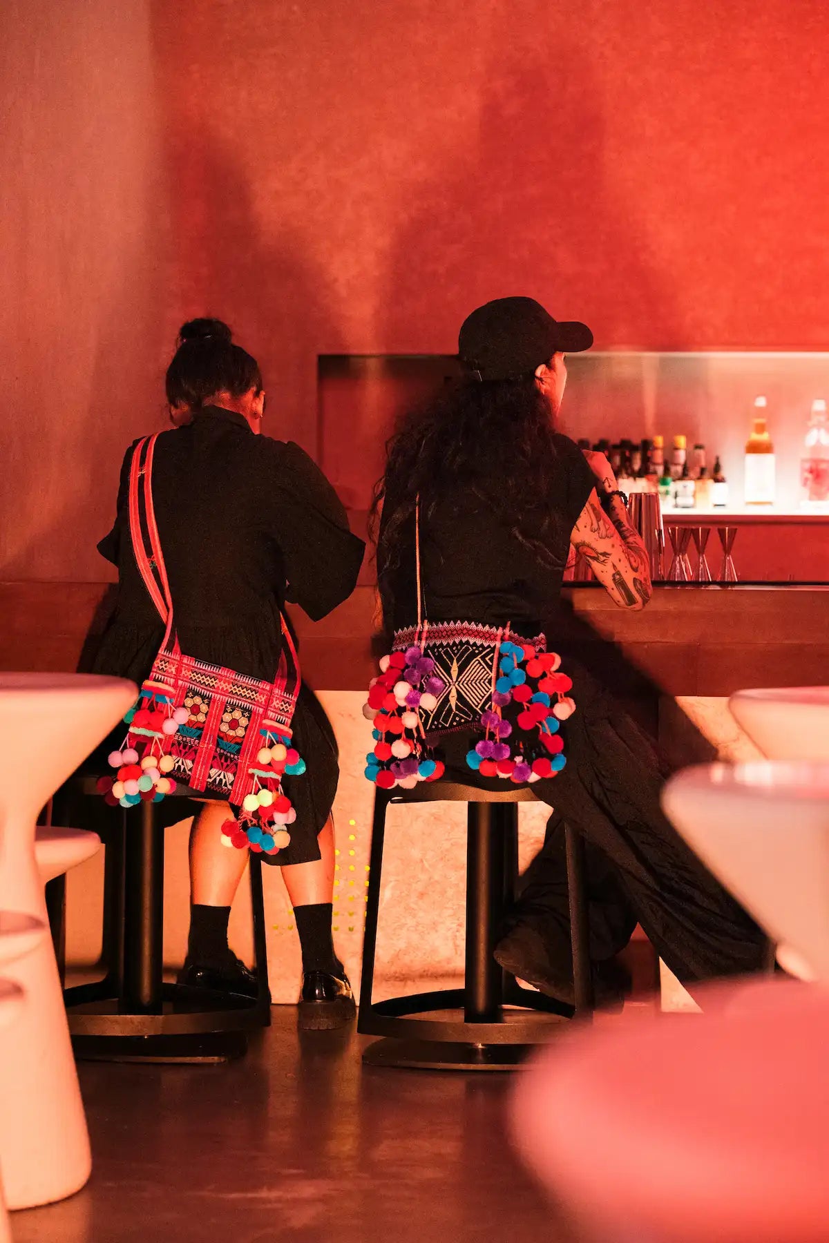 HAPPY DANCE - Lahu Totem Bag - Handmade Brocade