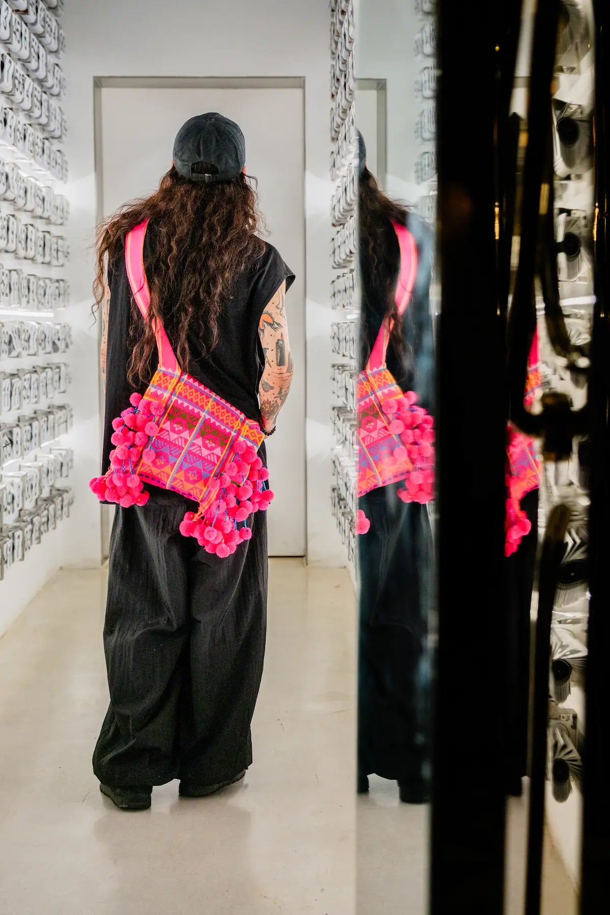 HAPPY DANCE - Lahu Totem Bag - Handmade Brocade