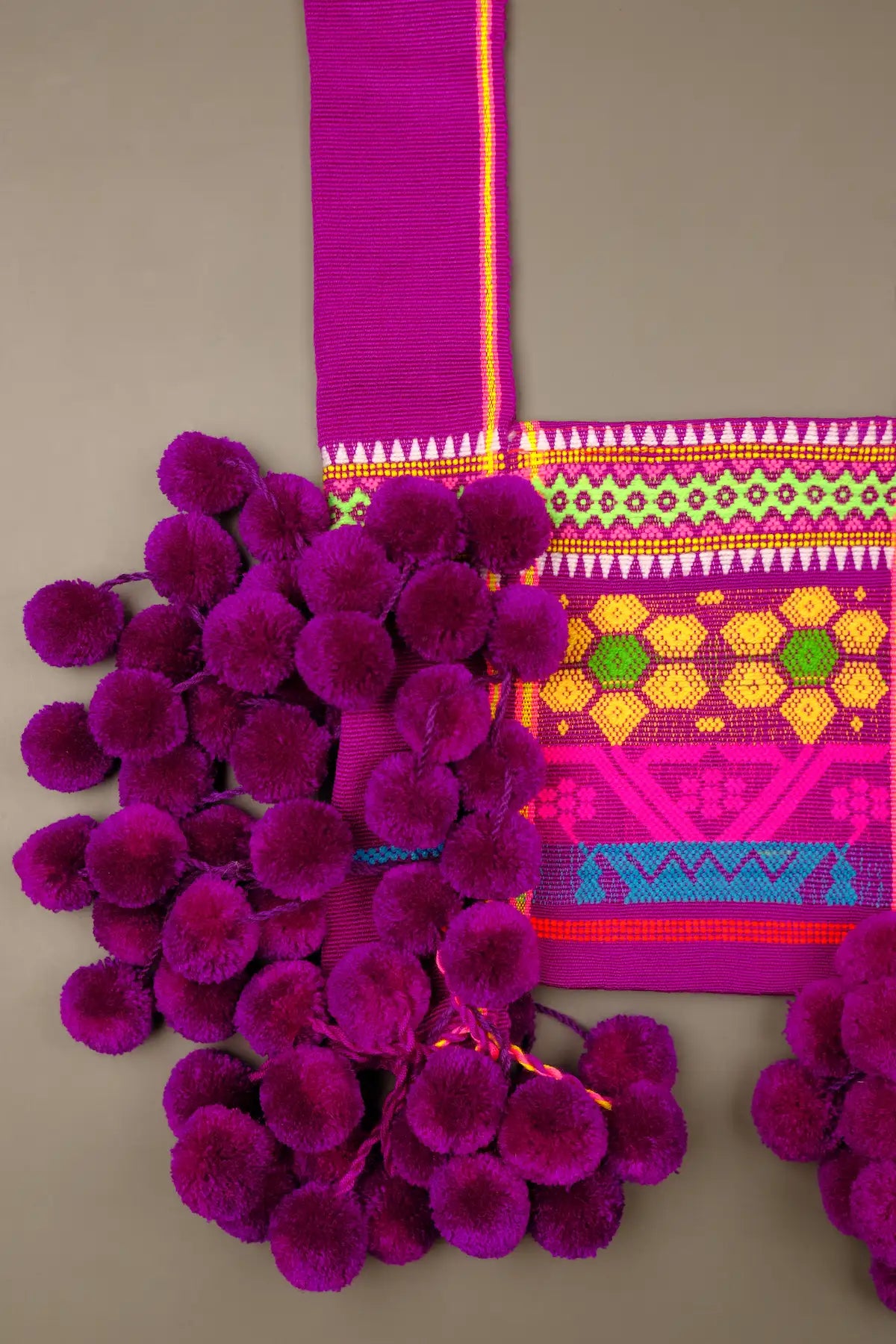 HAPPY DANCE - Lahu Totem Bag - Handmade brocade