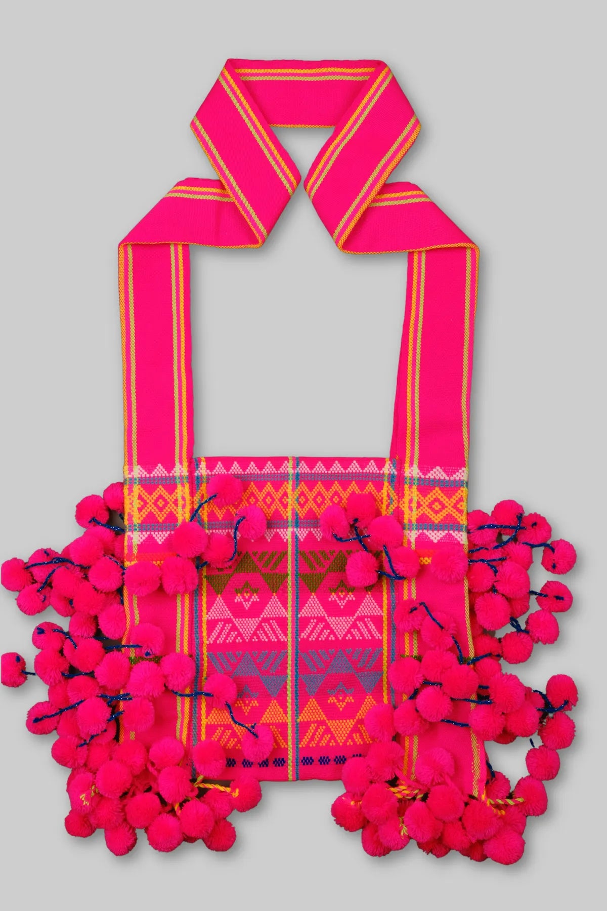 HAPPY DANCE - Lahu Totem Bag - Handmade Brocade