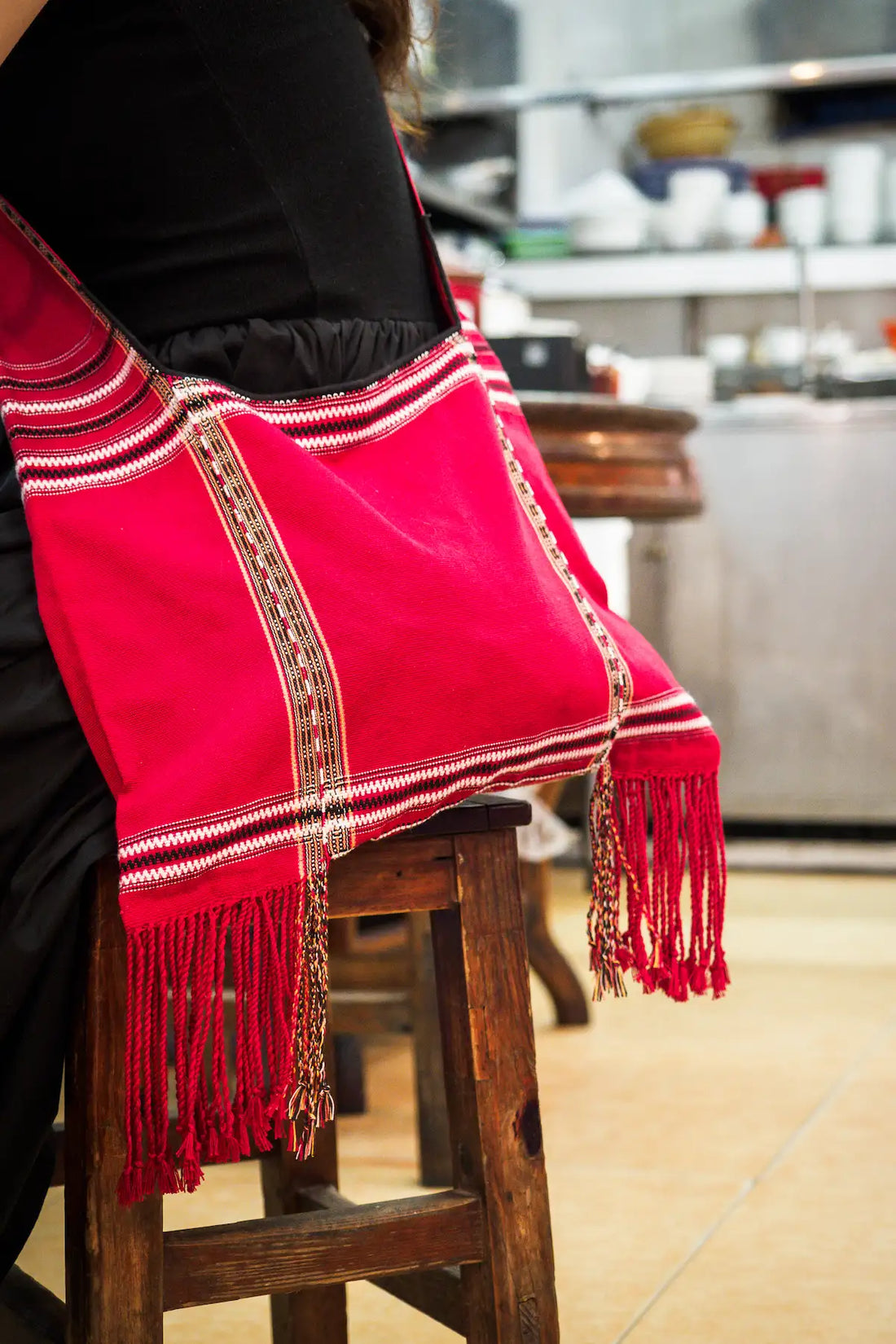 THE SUN - Wa Totem Bag - Handmade Brocade