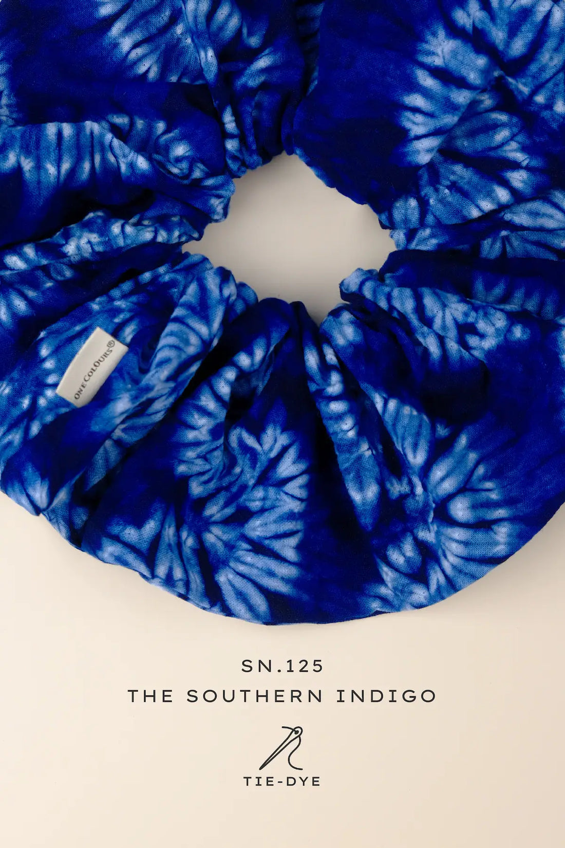 onecolours-scrunchie-southern-indigo-tie-dye-cotton-sea-swell-species-number-125